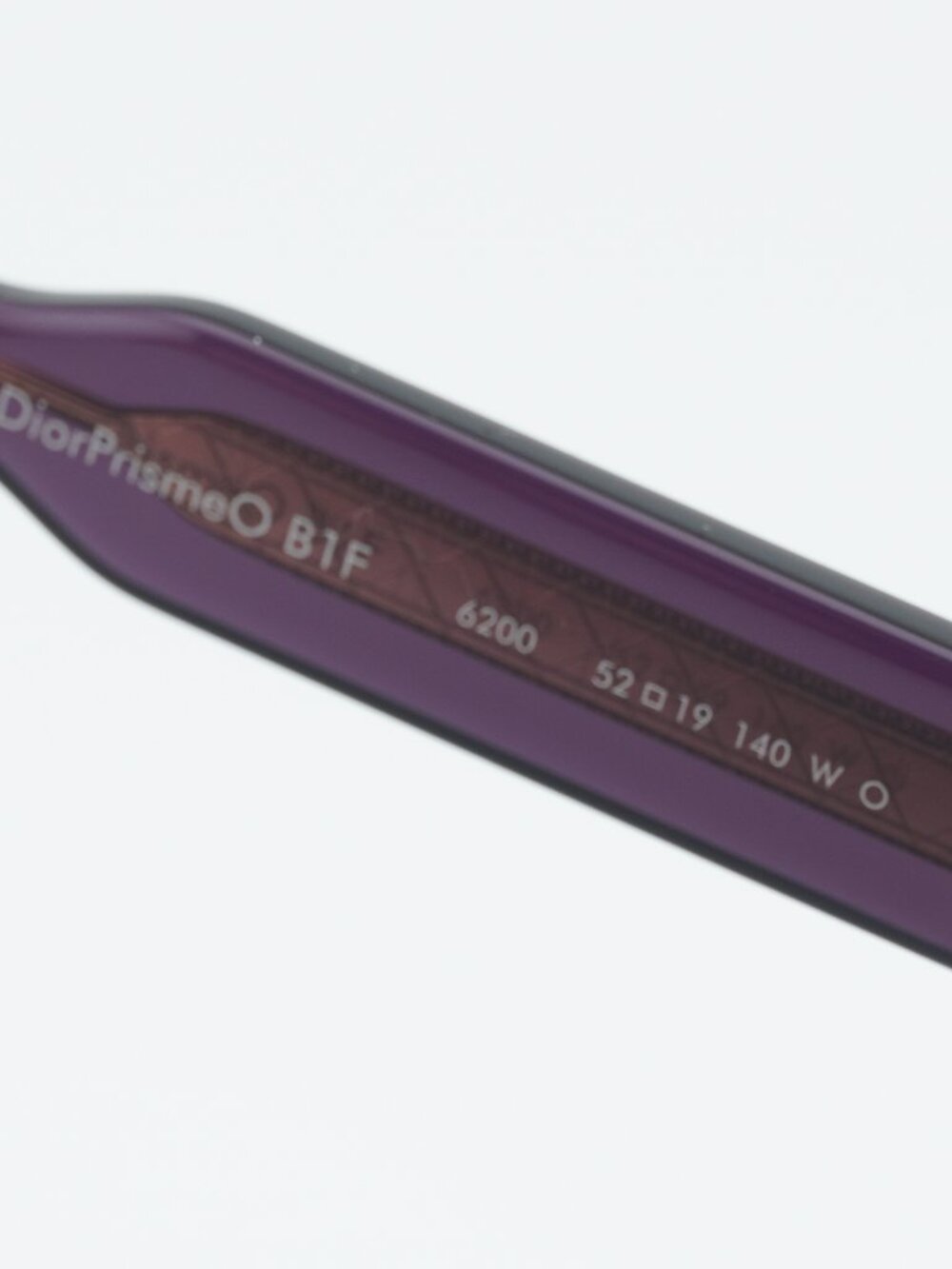 Dior DIORPRISMEO B1F 6200 Eyeglasses Purple/Pink 52mm Square Frame - Picture 7 of 10